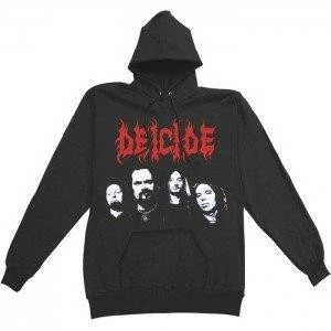 Deicide- Group Members - Hoodie-Printed Front And Back